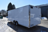 8.5' x 24' Enbeck Tandem Axle Aluminum Enclosed Car Hauler w/ 5200lb Axles & Beavertail (2026)