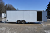 8.5' x 24' Enbeck Tandem Axle Aluminum Enclosed Car Hauler w/ 5200lb Axles & Beavertail (2026)