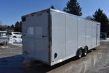 8.5' x 24' Enbeck Tandem Axle Aluminum Enclosed Car Hauler w/ 5200lb Axles & Beavertail (2026)