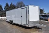 8.5' x 24' Enbeck Tandem Axle Aluminum Enclosed Car Hauler w/ 5200lb Axles & Beavertail (2026)