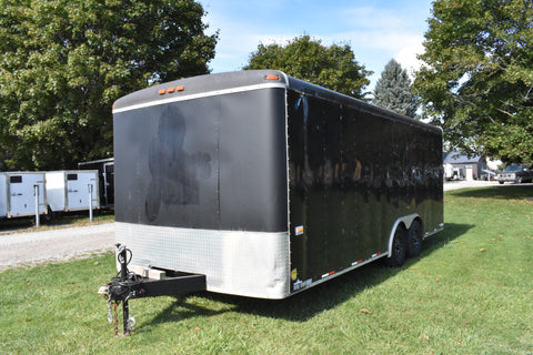 USED 8.5' x 20' Patriot Tandem Axle Enclosed Car Hauler