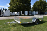 6' x 12' Enbeck Single Axle Aluminum Utility Trailer w/ Aluminum Rims & Bifold Gate (2026)