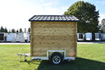 8' x 8' Cabin Sauna w/ Aluminum Trailer