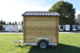8' x 8' Cabin Sauna w/ Aluminum Trailer