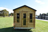 8' x 8' Cabin Sauna w/ Aluminum Trailer