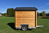 8' x 8' Cabin Sauna w/ Aluminum Trailer