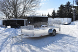7' x 14' Enbeck Single Axle Aluminum Utility Trailer w/ Side Load Ramp & Aluminum Rims (2026)