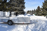7' x 14' Enbeck Single Axle Aluminum Utility Trailer w/ Side Load Ramp & Aluminum Rims (2026)