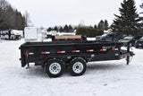USED 7'X14' IRONBULL STEEL DUMP TRAILER