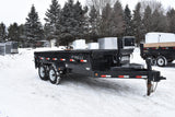 USED 7'X14' IRONBULL STEEL DUMP TRAILER