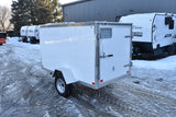 4' x 8' Rhino Galvanized Single Axle Enclosed Cargo Trailer W/Side door (2026)