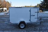 4' x 8' Rhino Galvanized Single Axle Enclosed Cargo Trailer W/Side door (2026)