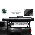 OVS HD Nomadic 270 Degree Awning - Dark Gray Awning with Black Cover (Driver Side)