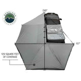 OVS HD Nomadic 270 Degree Awning - Dark Gray Awning with Black Cover (Driver Side)