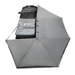 OVS HD Nomadic 270 Degree Awning - Dark Gray Awning With Black Cover (Passenger Side)