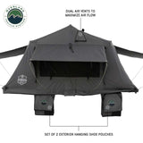 OVS N2S Nomadic 2 Standard Roof Top Tent Gray Body Green Rainfly