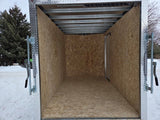 6' x 10' Rhino Single Axle Enclosed Cargo Trailer w/ Ramp