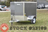 4' x 6' Rhino Galvanized Single Axle Enclosed Trailer (2026)