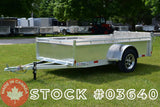 5' x 10' Enbeck Single Axle Aluminum Utility Trailer w/ Aluminum Rims & Bi-Fold Gates (2026)