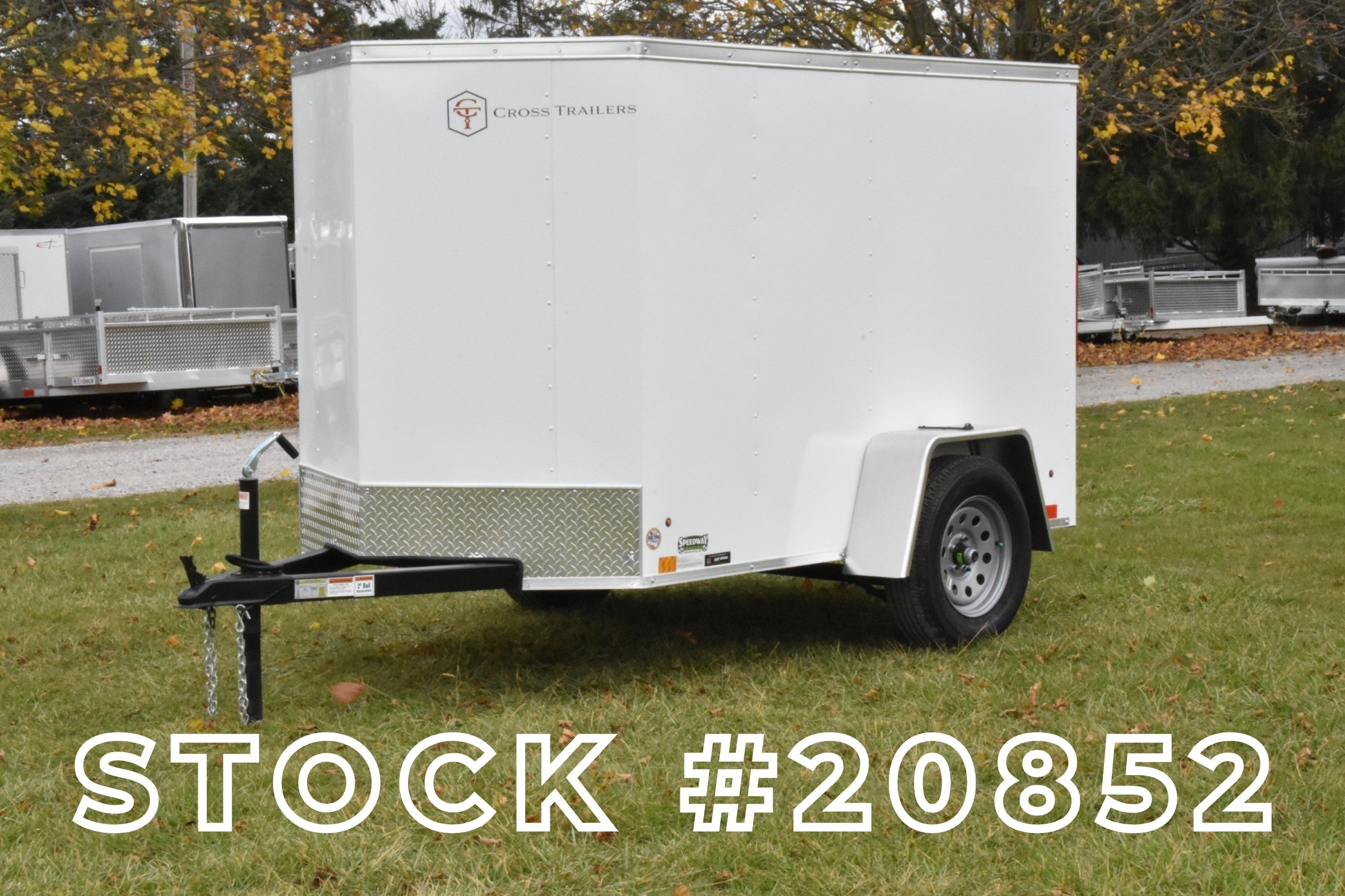 5' x 8' Cross Beta Series Single Axle Steel Enclosed Trailer (2026)