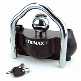 Trimax Universal Premium Unattended Coupler Lock - 1/2" Steel Shackle / Fits 1/7/8", 2" & 2 5/16" Couplers