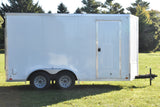 USED 7' x 14' Cross Alpha Tandem Axle Steel Enclosed Cargo Trailer (2022)