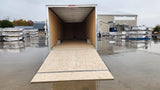 8.5' x 28' Enbeck Tandem Axle Aluminum Enclosed Car Hauler w/ 5200lb Axles & Beavertail (2026)