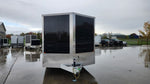 8.5' x 28' Enbeck Tandem Axle Aluminum Enclosed Car Hauler w/ 5200lb Axles & Beavertail (2026)