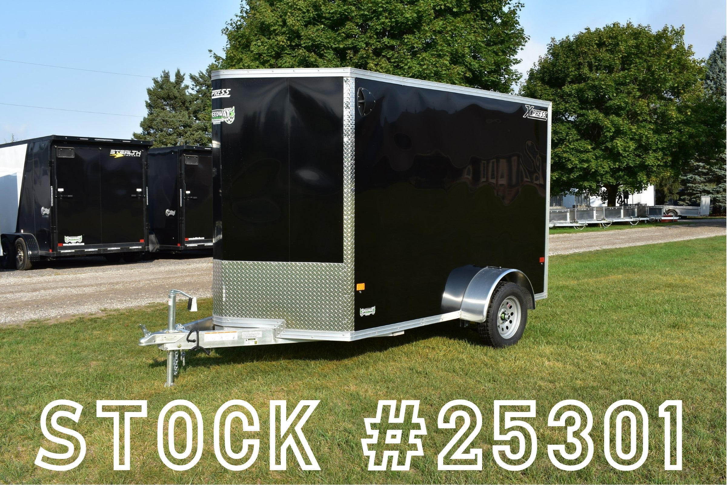 6' x 10' Alcom Express Single Axle Enclosed Cargo Trailer Speedway Trailers Guelph Cambridge Kitchener Ontario Canada