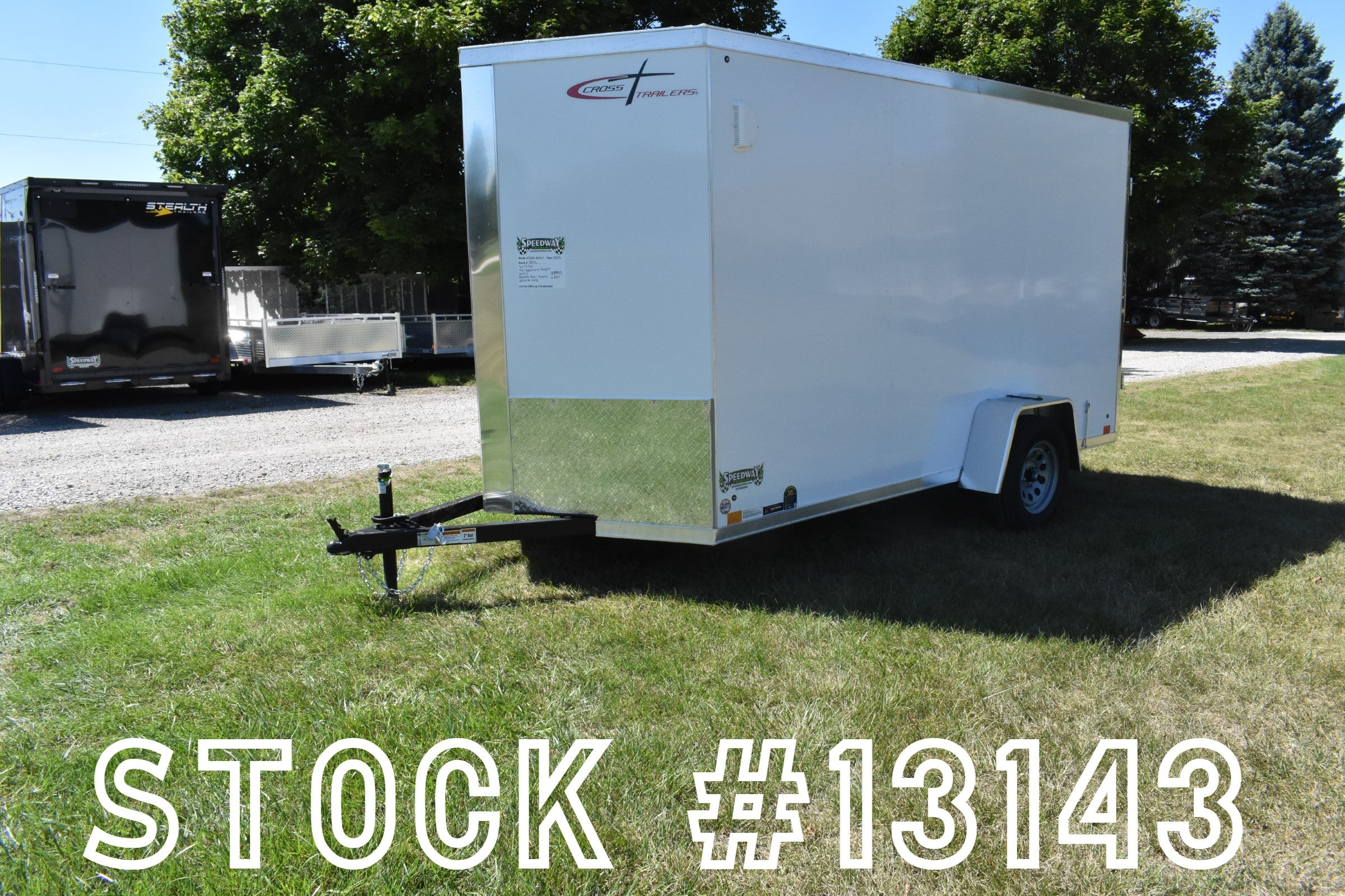 6' x 12' Cross Alpha Series Single Axle Enclosed Cargo Trailer Speedway Trailers Guelph Cambridge Kitchener Ontario Canada