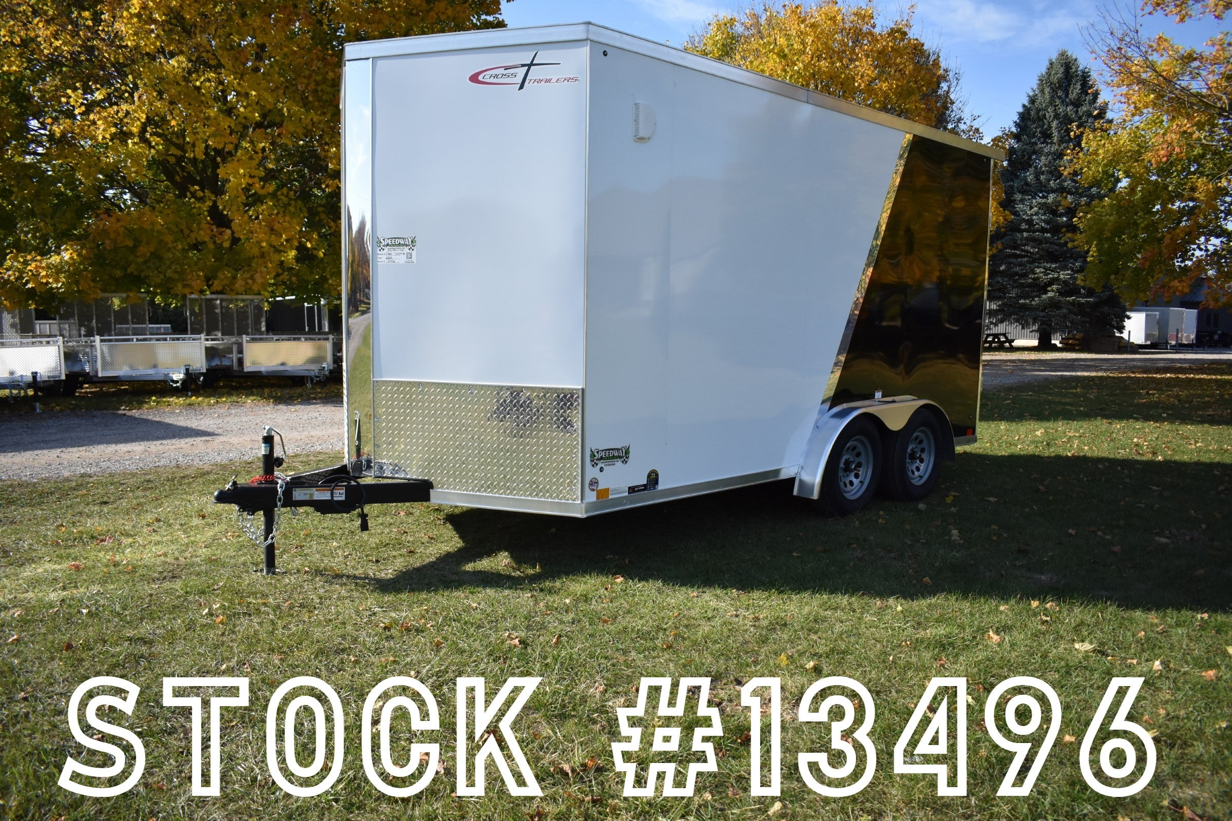 7.5' x 14' Cross Alpha Series Tandem Axle Enclosed Cargo Trailer Speedway Trailers Guelph Cambridge Kitchener Ontario Canada