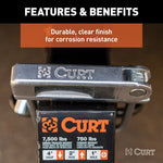 Curt No-Tool Anti Rattle Hitch Clamp - 2" Shank - Speedway Trailers Guelph Cambridge Kitchener Ontario Canada