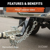 Curt Class 3 Ball Mount / 5K / 8 Inch Drop / 2-Inch Shank - Speedway Trailers Guelph Cambridge Kitchener Ontario Canada