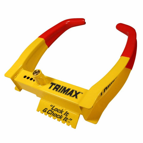Trimax Deluxe Universal Wheel Chock Lock - Up To 33"x12.5"/R15 Tires - Speedway Trailers Guelph Cambridge Kitchener Ontario Canada